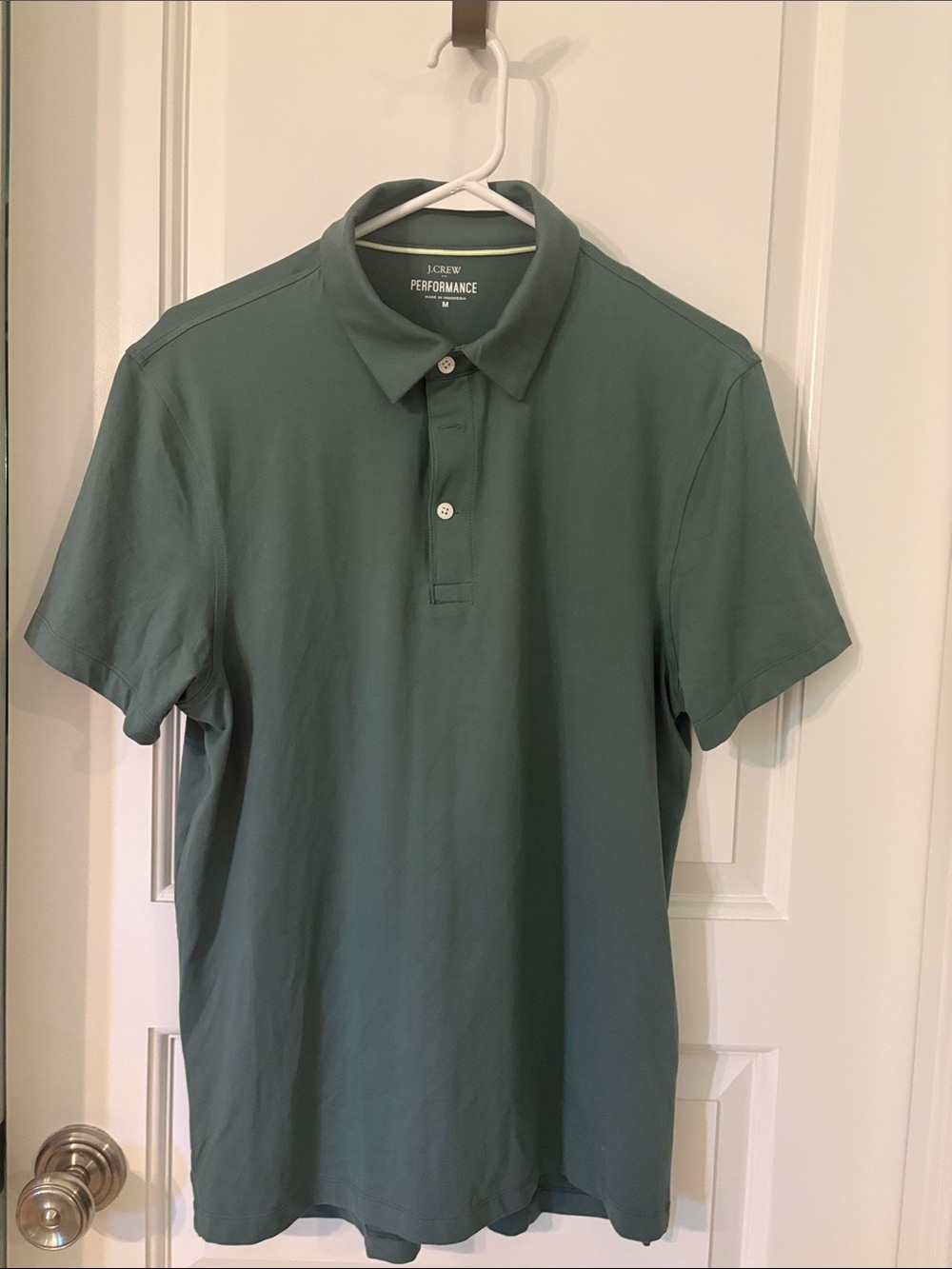 J. Crew Performance Polo - Slate Green